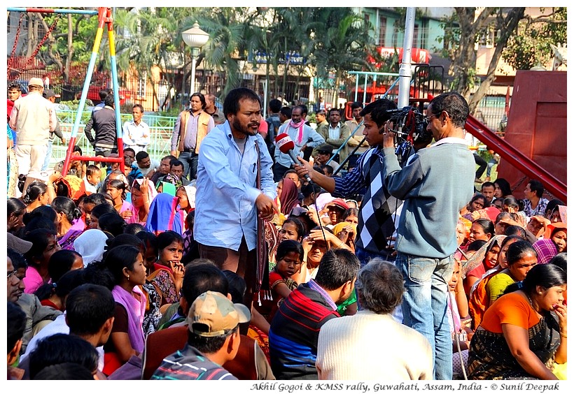 Uzan Bazar and Guwahati city centre, images by Sunil Deepak