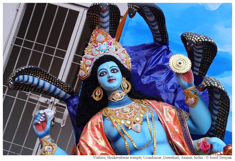 Vishnu, Shukreshwar temple, Guwahati, Assam, India