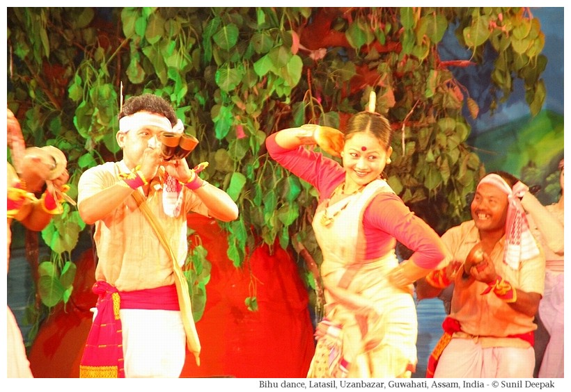 Bihu dance, Latasil grounds, Guwahati, Assam, India