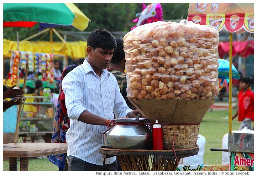 Paanipuri, Latasil grounds, Guwahati, Assam, India