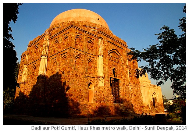 History & monuments of Delhi around Hauz Khas, India - Images by Sunil Deepak, 2014