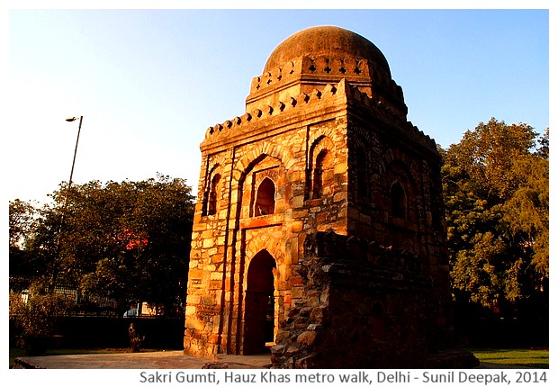 History & monuments of Delhi around Hauz Khas, India - Images by Sunil Deepak, 2014