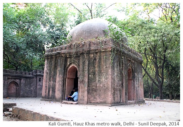 History & monuments of Delhi around Hauz Khas, India - Images by Sunil Deepak, 2014