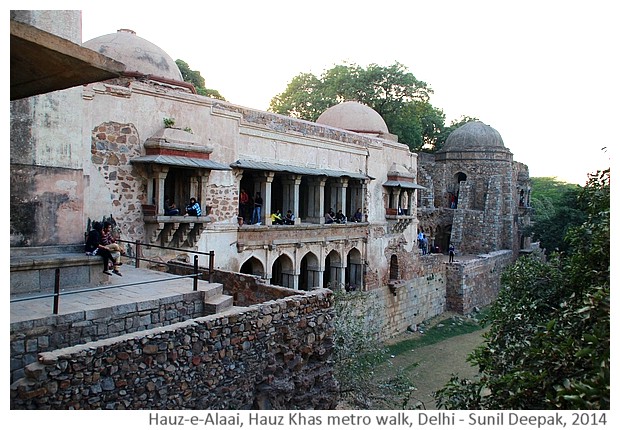 History & monuments of Delhi around Hauz Khas, India - Images by Sunil Deepak, 2014