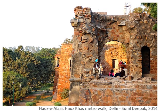 History & monuments of Delhi around Hauz Khas, India - Images by Sunil Deepak, 2014