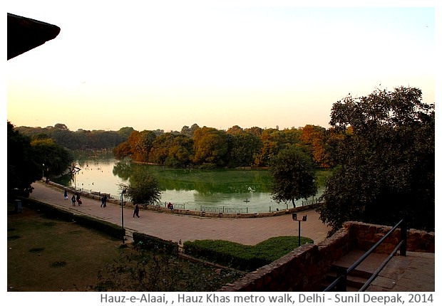 History & monuments of Delhi around Hauz Khas, India - Images by Sunil Deepak, 2014