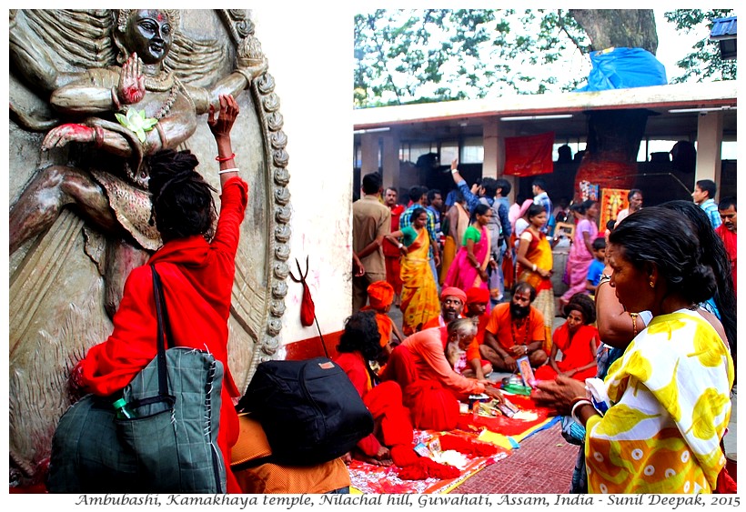 Kamakhaya temple, Guwahati, Assam, India - Images by Sunil Deepak