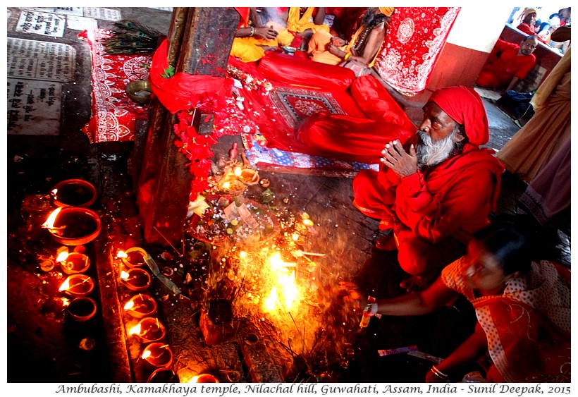 Kamakhaya temple, Guwahati, Assam, India - Images by Sunil Deepak