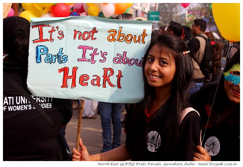 GLBTQI Pride Parade, Guwahati, India - Images by Sunil Deepak