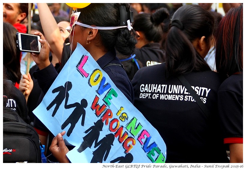 GLBTQI Pride Parade, Guwahati, India - Images by Sunil Deepak