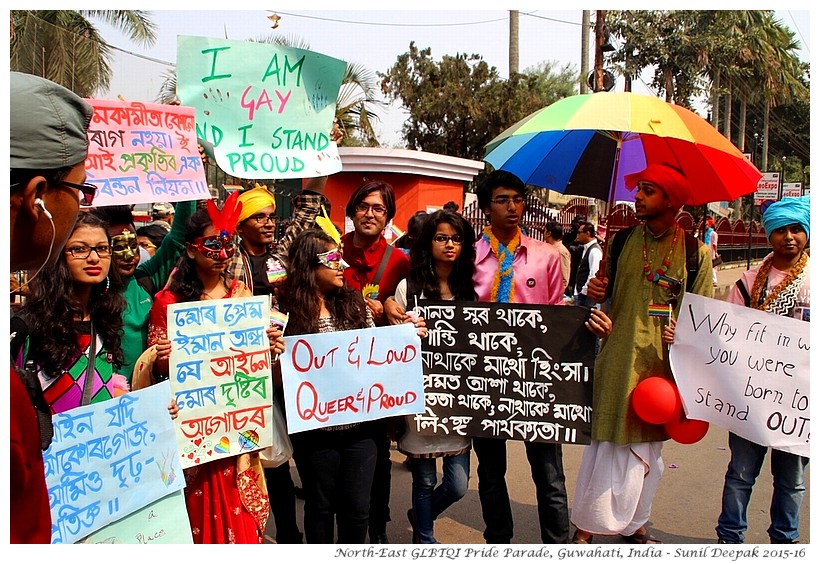 GLBTQI Pride Parade, Guwahati, India - Images by Sunil Deepak