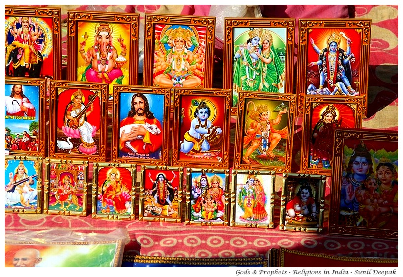 Diversity of religions in India - Images by Sunil Deepak