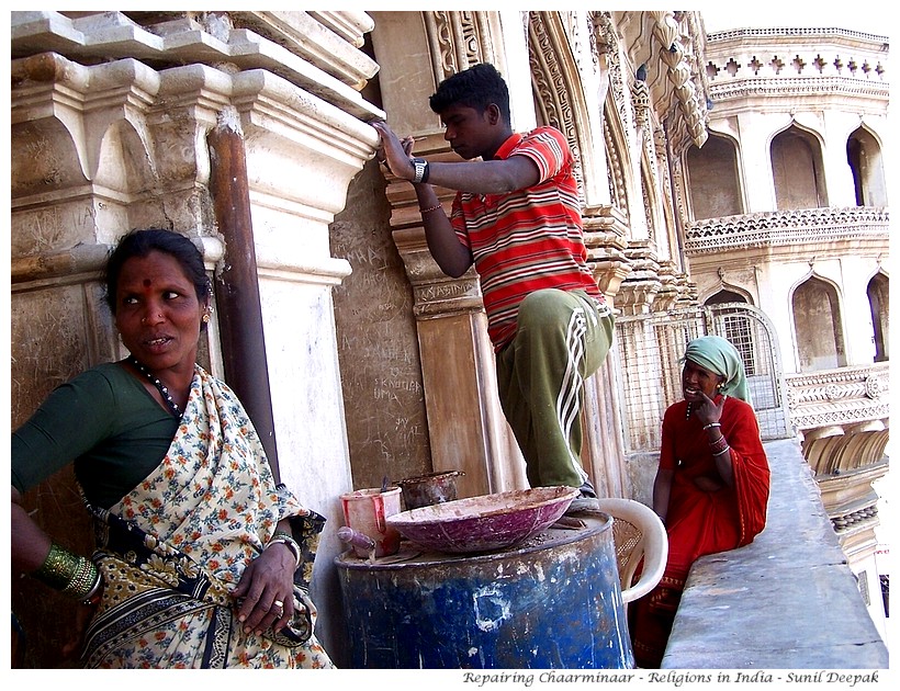 Diversity of religions in India - Images by Sunil Deepak