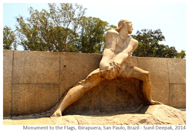 Monument to the flags, San Paulo, Brazil - Images by Sunil Deepak, 2014