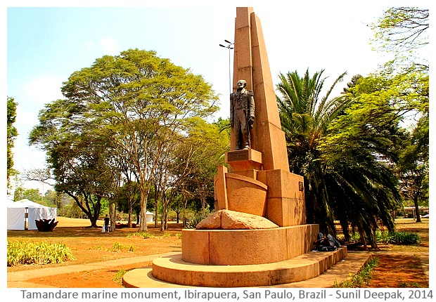 Tamandare marine monument, San Paulo, Brazil - Images by Sunil Deepak, 2014