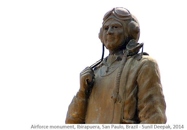 Air-force monument, San Paulo, Brazil - Images by Sunil Deepak, 2014