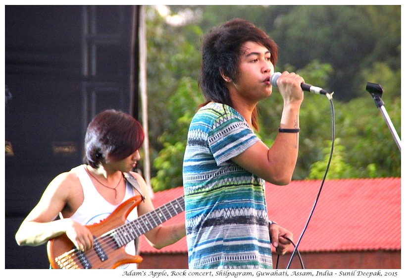 Adam's Apple, Rock Music Concert, Guwahati, Assam, India - Images by Sunil Deepak