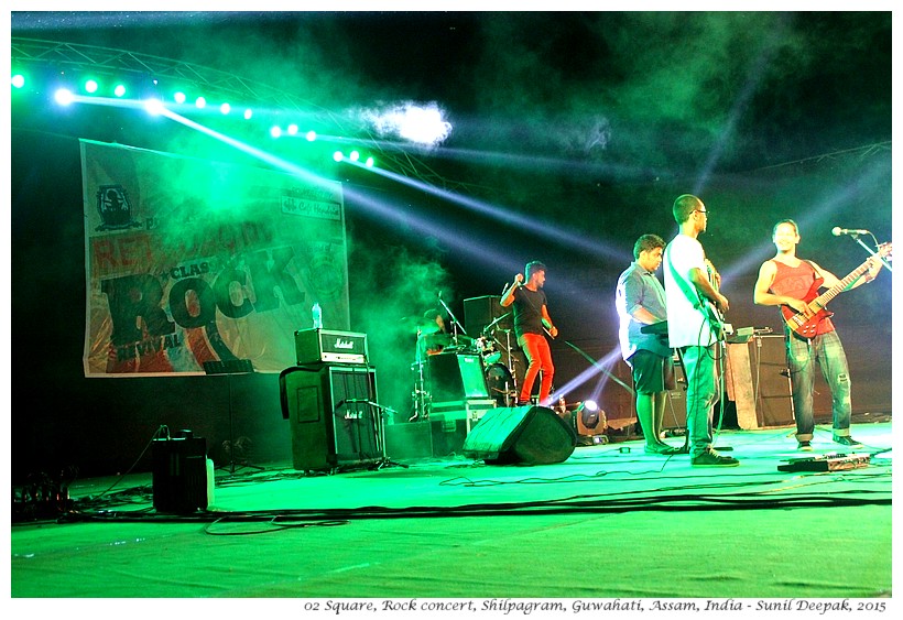 02 Square, Rock Music Concert, Guwahati, Assam, India - Images by Sunil Deepak