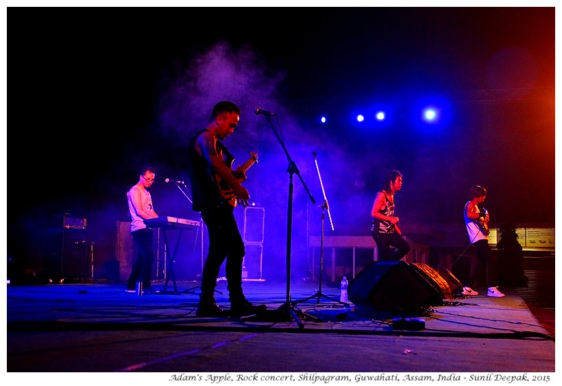 Adam's Apple, Rock Music Concert, Guwahati, Assam, India - Images by Sunil Deepak