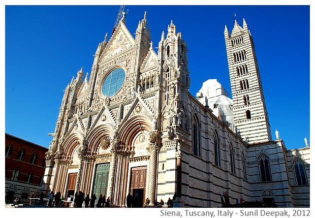 Favourite places, Siena Italy - Images by Sunil Deepak, 2012