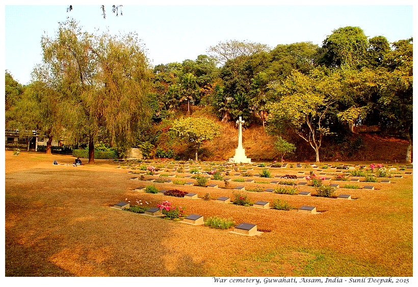 War cemetery, Guwahati, Assam, India - Images by Sunil Deepak