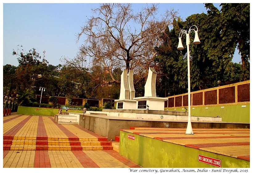 War cemetery, Guwahati, Assam, India - Images by Sunil Deepak