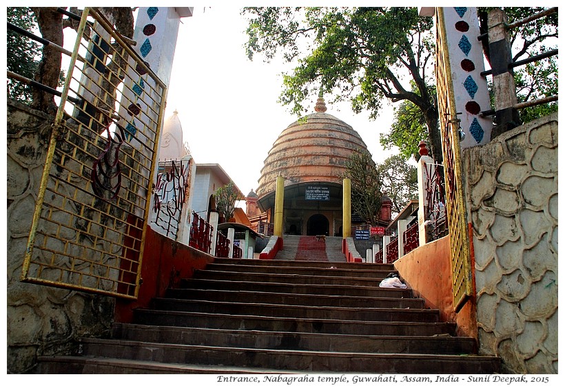 Nabagraha temple, Guwahati, Assam, India - Images by Sunil Deepak