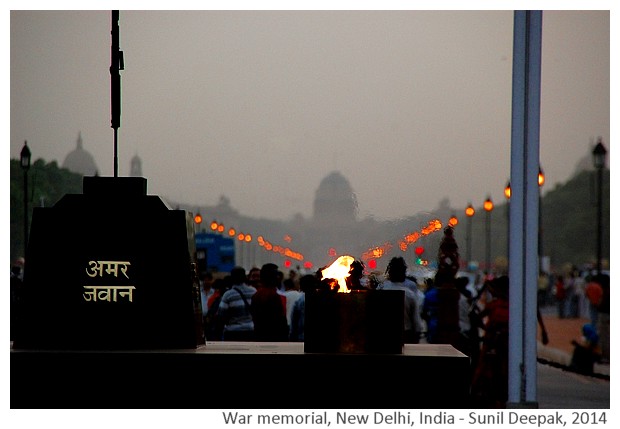 War memorials to remember soldiers - Images by Sunil Deepak, 2014