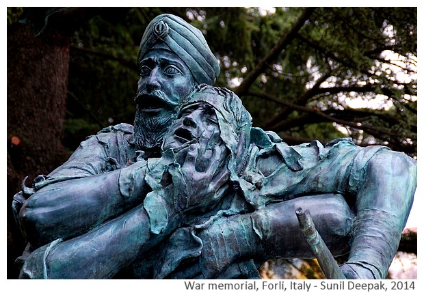 War memorials to remember soldiers - Images by Sunil Deepak, 2014