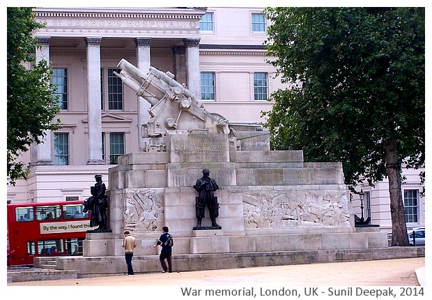 War memorials to remember soldiers - Images by Sunil Deepak, 2014