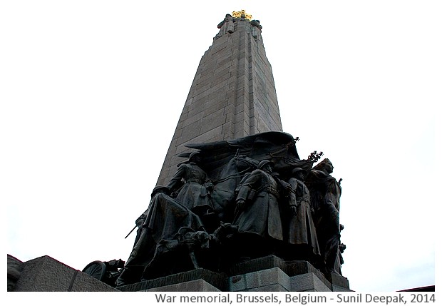 War memorials to remember soldiers - Images by Sunil Deepak, 2014