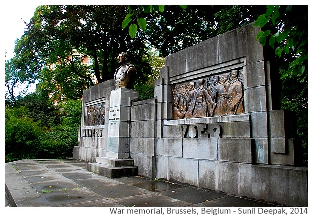 War memorials to remember soldiers - Images by Sunil Deepak, 2014