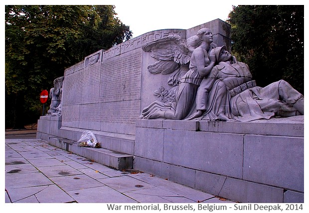 War memorials to remember soldiers - Images by Sunil Deepak, 2014