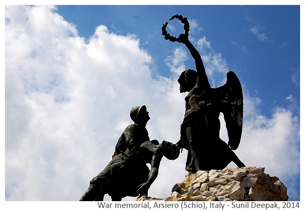 War memorials to remember soldiers - Images by Sunil Deepak, 2014