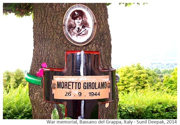 War memorials to remember soldiers - Images by Sunil Deepak, 2014