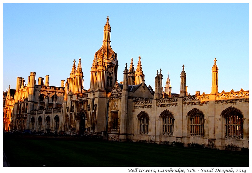 Bell towers, Cambridge, UK - Images by Sunil Deepak