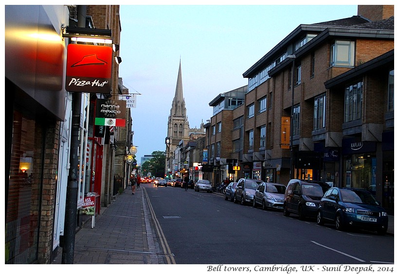 Bell towers, Cambridge, UK - Images by Sunil Deepak