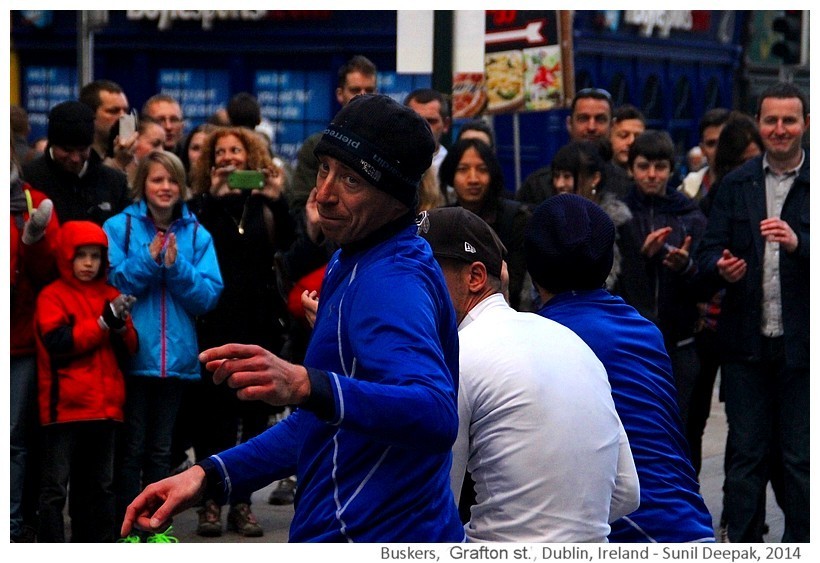 Buskers, Grafton street, Dublin, Ireland - Images by Sunil Deepak, 2014