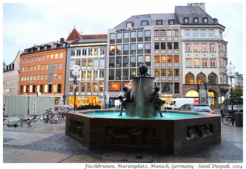 Fischbrunen, Marienplatz, Munich, Germany - Images by Sunil Deepak