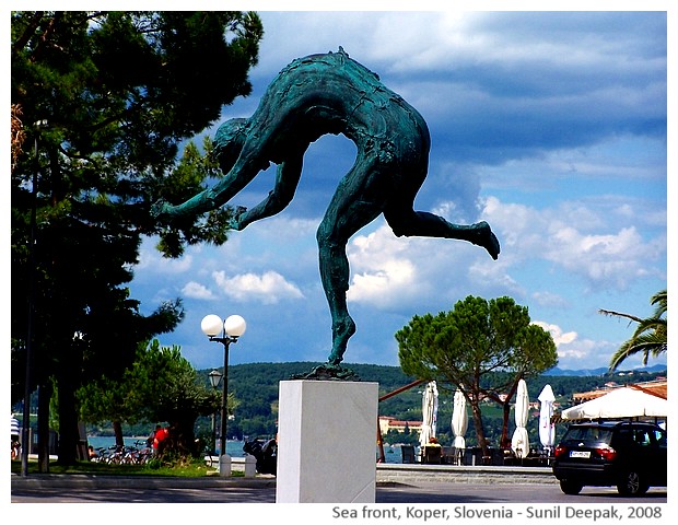 Port & sea front, Koper, Slovenia - images by Sunil Deepak, 2008