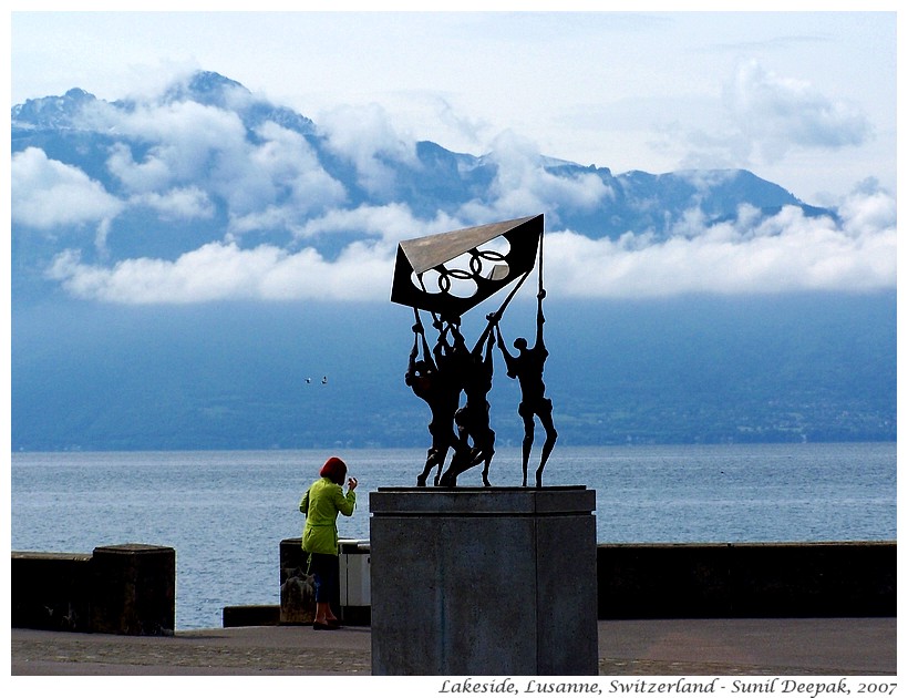 Lakeside, Lausanne, Switzerland - Images by Sunil Deepak