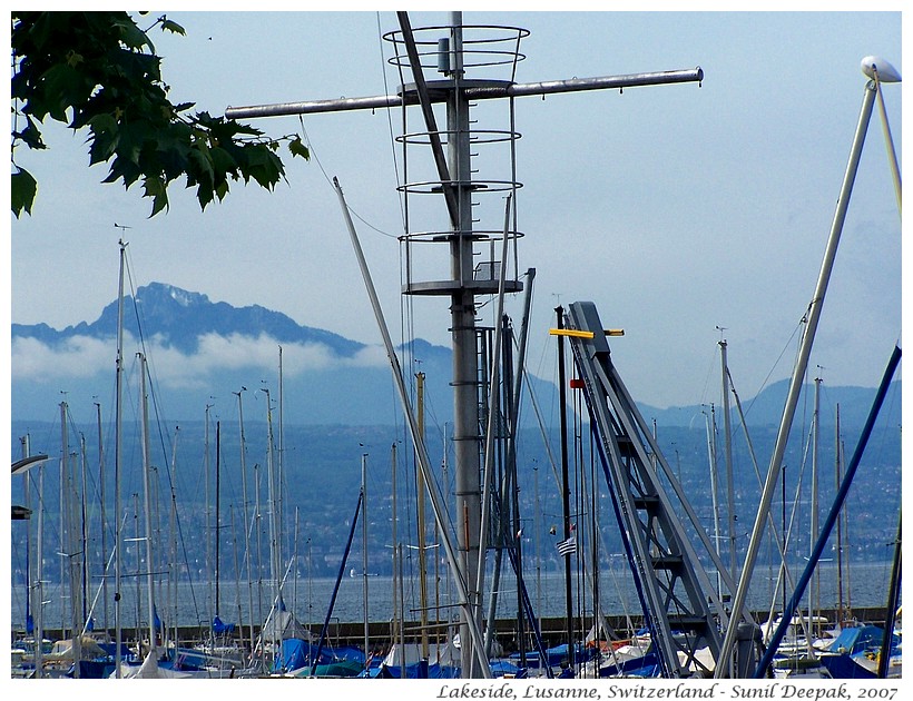 Lakeside, Lausanne, Switzerland - Images by Sunil Deepak