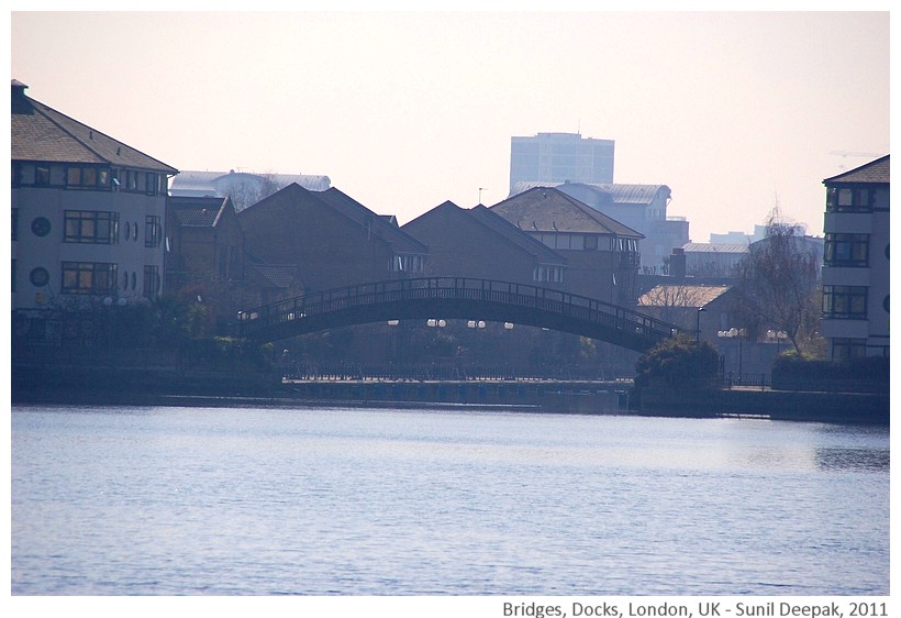 Old bridges, Docks, London, UK - Images by Sunil Deepak, 2011