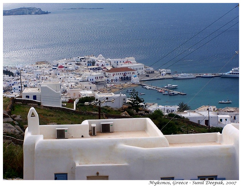 Mykonos sea, Greece - Images by Sunil Deepak