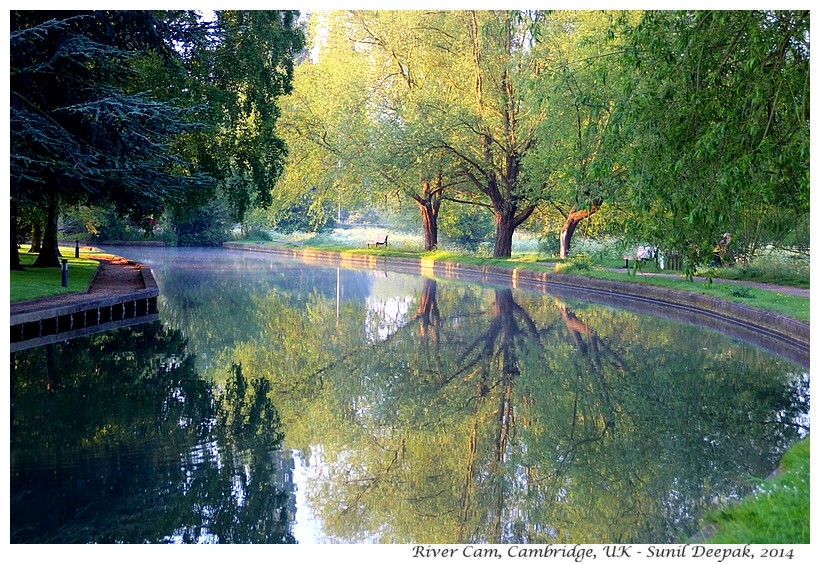 River Cam, Cambridge, UK - Images by Sunil Deepak