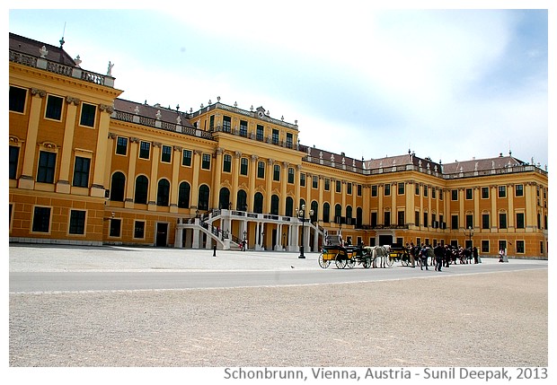 Schonbrunn entrance, Vienna, Austria - Images by Sunil Deepak, 2013