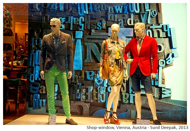 Mannequins, Vienna, Austria - images by Sunil Deepak, 2013