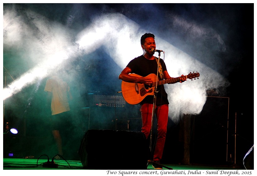 Music concert of 2 Squares, Guwahati, Assam, India - Images by Sunil Deepak