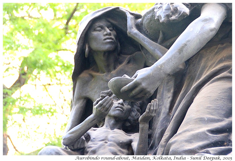 Statues, Maidan, Kolkata, India - Images by Sunil Deepak