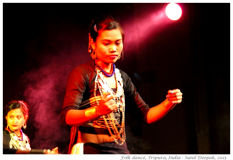 Hojagiri dance Tripura at NYF, Guwahati, Assam India - Images by Sunil Deepak